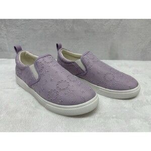 Jumping Beans Girls Size 3 Lilac Slip On Sneakers Katt Casual Shoes